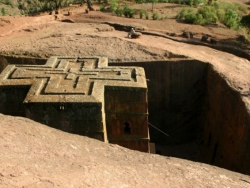 Ethiopia - rock hewn Church of St George, Lalibela