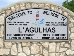 As far south as you can go in Africa: Cape Agulhas