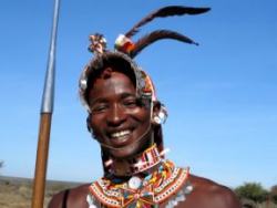 Lead warrior of Samburu