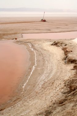 Chott el Jerid salt lake